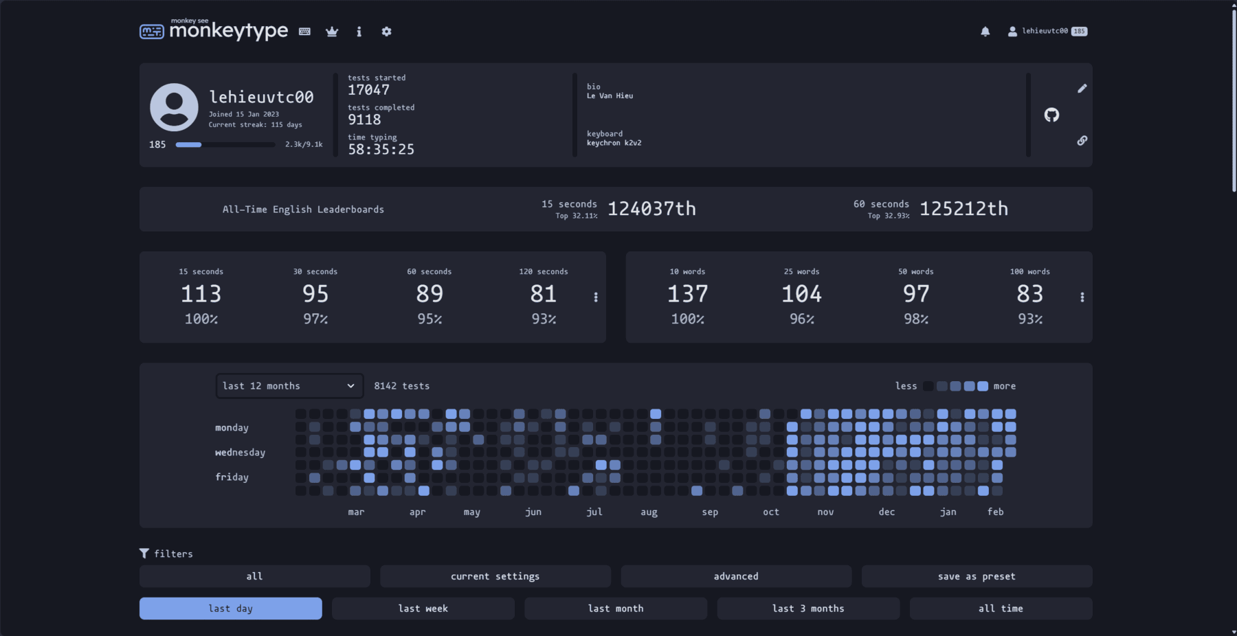 Touch Typing Practice 02/19/2025